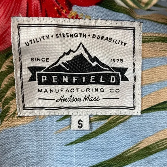 Penfield Weatherproof Mountain Parka In Palm Print - Picture 3 of 5
